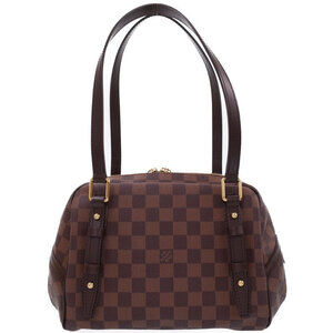 Louis Vuitton Rivington Shoulder Damier Ebene Brown Bag